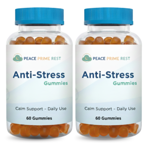 Anti-Stress Gummies (2 Bottles, 60 Gummies)